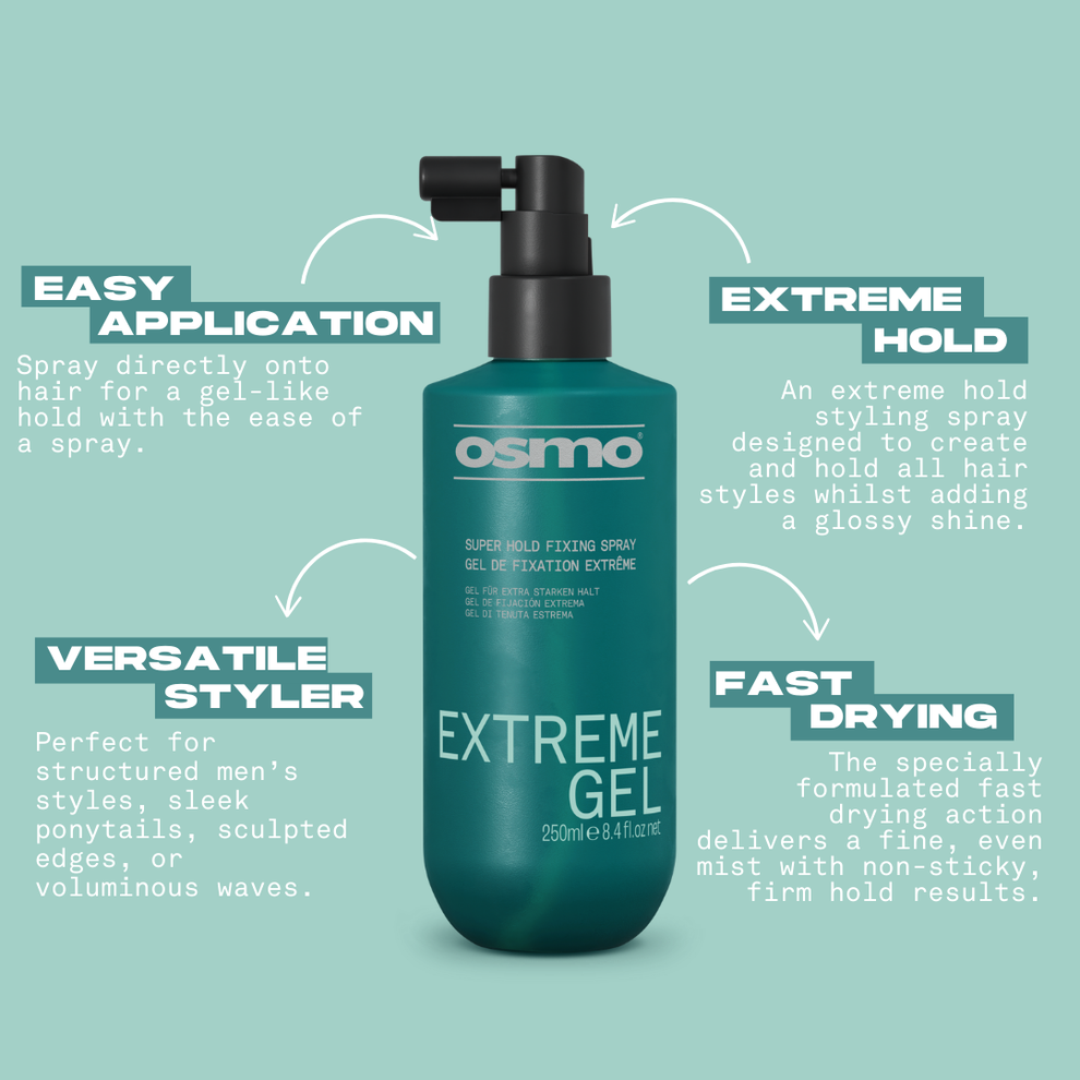 Extreme Gel Spray | Gloss styling spray | OSMO® – Osmo