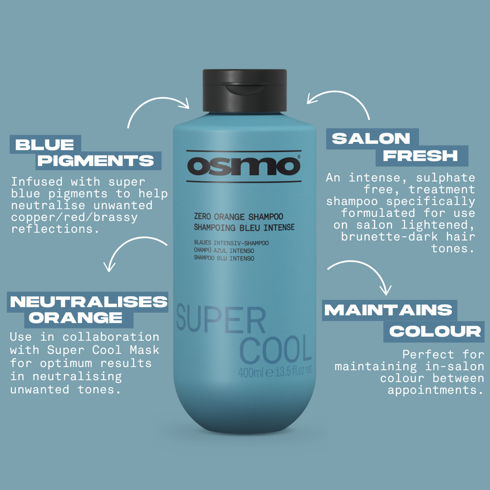 Super Cool Zero Orange Shampoo | Anti-brass shampoo | OSMO® – Osmo